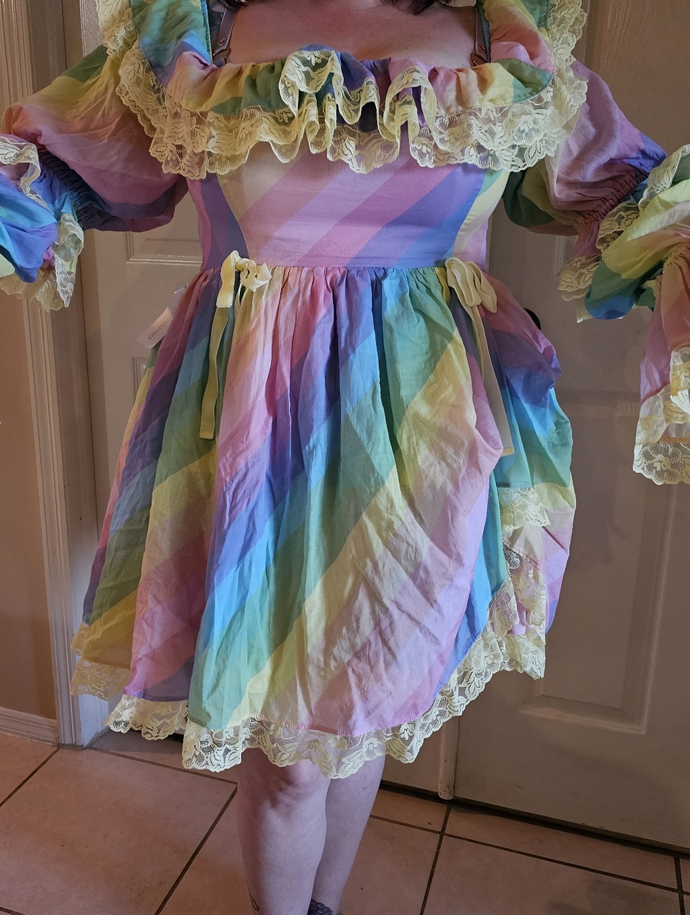 BNWT Selkie In A Past Life, End Of The rainbow Dress, XXL